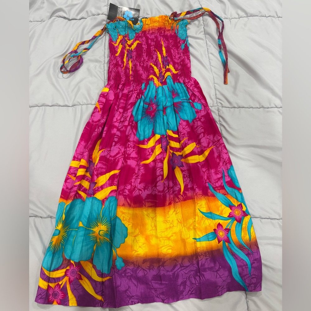 Vibrant Floral Maxi Dress from Hawaii